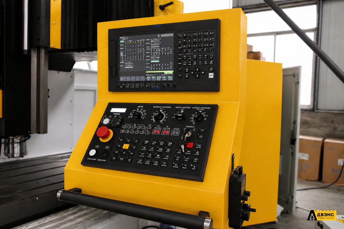 Портальный обрабатывающий центр - XK 1613 (Система управления ЧПУ FANUC 0i-MF)